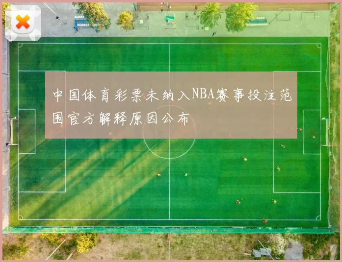 中国体育彩票未纳入NBA赛事投注范围官方解释原因公布