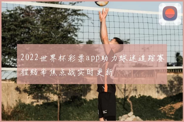 2022世界杯彩票app助力球迷追踪赛程赔率焦点战实时更新